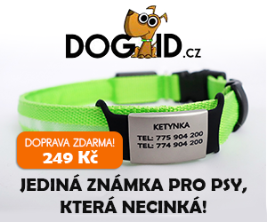 DOGID.cz Jediná známka pro psy, která necinká!300x250